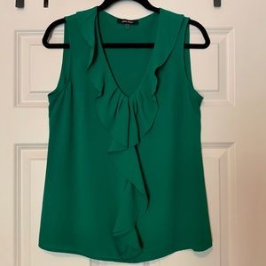 Nine West Ruffle Front Blouse